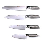 thumbnail of Holstein Juego de Cuchillos de Cocina Monoblock en Acero Inoxidable (4 piezas), 4 Cuchillos de Cocina Profesionales (24 cm, 28,5 cm, 33 cm y 37,5 cm)