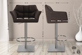 thumbnail of CHEFGASTRO Barhocker PHILADELPHIA Edelstahl Stoff HxBxT 88x64x45cm Stoff Braun Barstuhl
