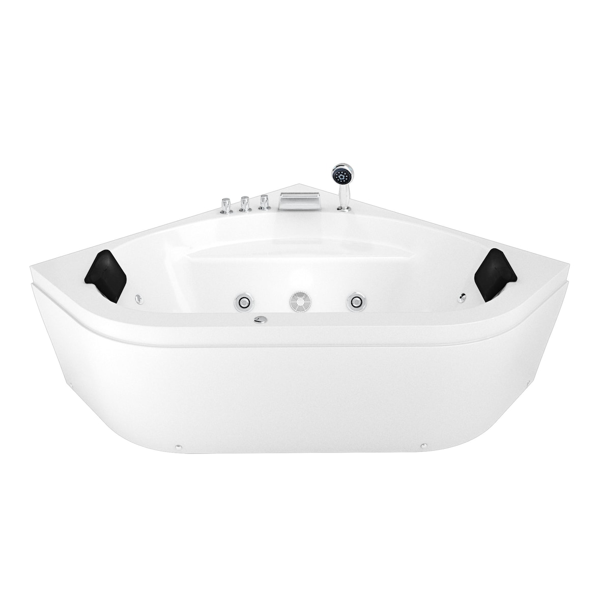 Whirlpool Pool Badewanne Eckwanne Wanne W20 140x140cm mit Farblichtherapie