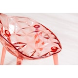 thumbnail of Set 2 Sedie in policarbonato trasparente, resistenti, ergonomiche, ideali per bar, ristorante, cucina, giardino, design moderno - Diamante - Rosa