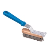 thumbnail of METRO PROFESSIONAL Grillbürste mit Schaber, Edelstahl/Kunststoff, 40 cm, blau