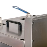 thumbnail of Romux® Freidora Industrial a Gas Natural de 14+14 Litros Doble Sobremesa | Freidora Profesional de Acero Inoxidable con Grifo de 15000 W