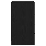 thumbnail of vidaXL Dressoir Zwart Eiken 40x41x75 cm Kunststof Hout