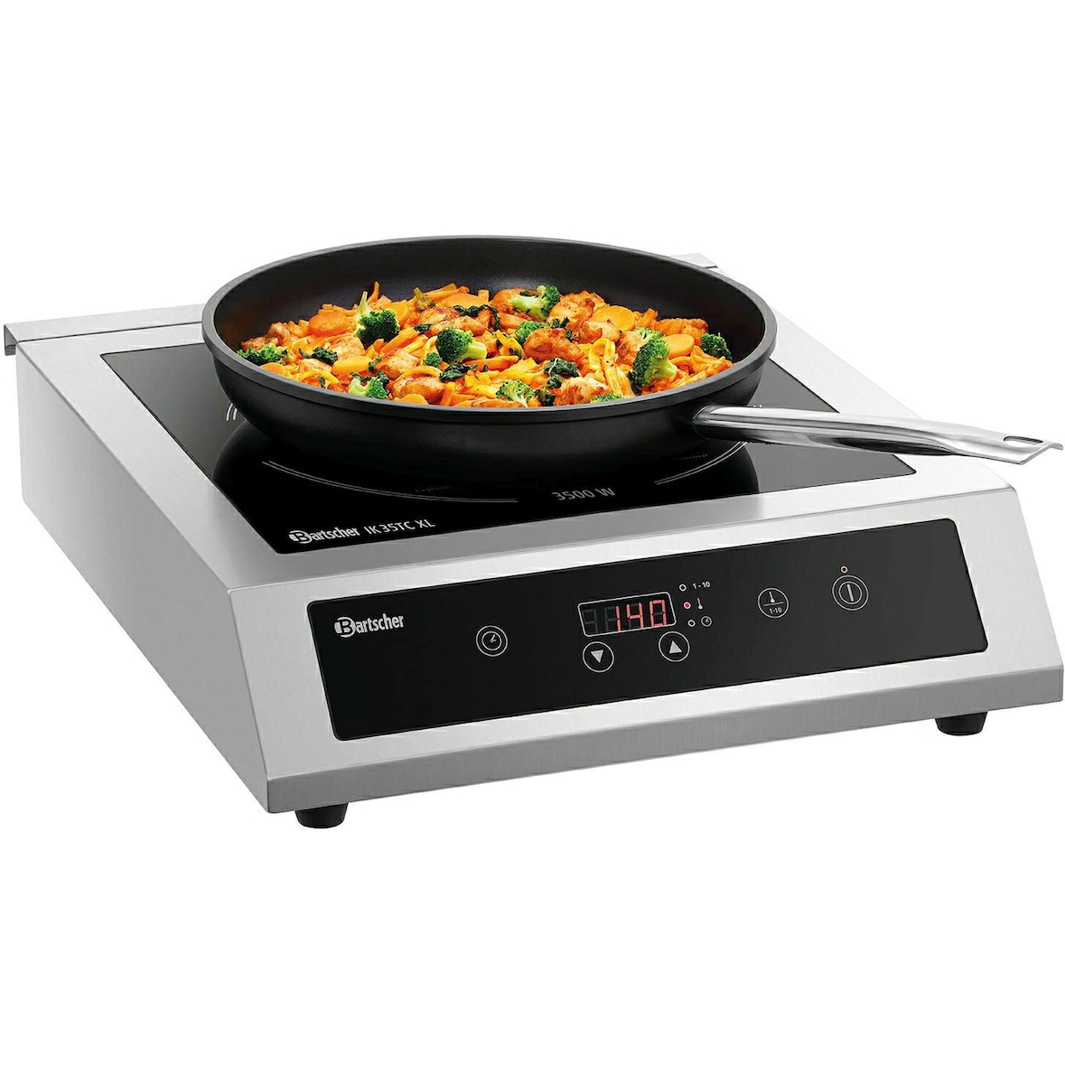 Inductie kookplaat IK 35TC XL | 3.6kW | Glas kookplaat | 440x540x125(h)mm