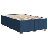 thumbnail of vidaXL Boxspringbett mit Matratze Blau 120x190 cm Stoff