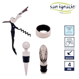 thumbnail of San Ignacio KINVARA - Set di 4 accessori per il vino in acciaio inossidabile