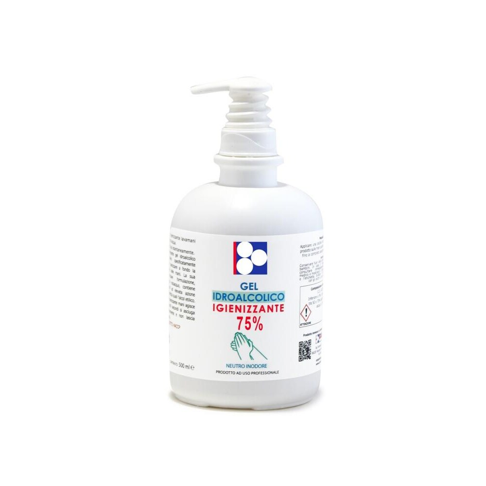 Gel Igienizzante Mani Alcool 75%  ML 500 - HACCP