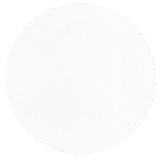 240x DUNI Tortenspitzen, rund Ø 28 cm Weiß