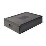 thumbnail of Thermo Future Box, Allround 60 x 40, Isolierbox schwarz mit Deckel, 120 mm tief, 32 Liter, robust, nachhaltig aus EPP