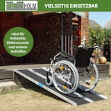 thumbnail of TRUTZHOLM Rollstuhlrampe 213 cm Traglast 272 kg Alu klappbar Antirutsch beschichtet Schwellenrampe