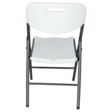 thumbnail of WellHome - Silla catering de estructura metálica acabado blanco 45x53x87 cm