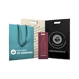 thumbnail of MONOUSO - Bolsa Tela TNT PREMIUM Asa Corta Crema 25+10x30cm (25 Uds)