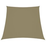 thumbnail of Toldo de vela trapezoidal de tela oxford beige 2/4x3 m