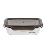 thumbnail of Cuitisan – Boite alimentaire rectangulaire en inox compatible au micro-ondes – 1100ml