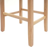 thumbnail of Décoshop26 - Barhocker/Tresenstuhl x1 mit Fußstütze klassisches Design in hellgrauem Stoff helle Beine 04_0005267