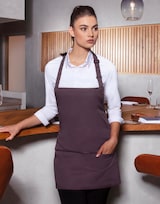 thumbnail of Short Bib Apron Basic with Buckle and Pocket: One Size / Pine Green