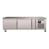 thumbnail of L2G - U-GN2100TN - soubassement refrigere -2/+8°c, gaz r600a 2 portes gn1/1, sur roulettes ø 100 mm