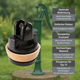 thumbnail of Ersatzkolben für Schwengelpumpe Typ 75 kompletter Kolben mit Lederdichtung Gusseisen Gartenpumpe