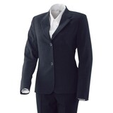 thumbnail of 701 - Damenblazer kurz : navy 53% Polyester 43% Schurwolle 4% Elasthan 88