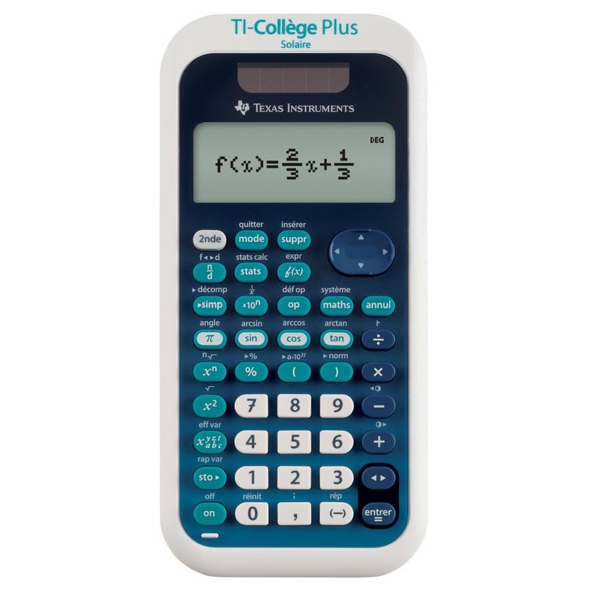 Calculatrice - Texas Texas Instruments - Ti-college Plus Solaire
