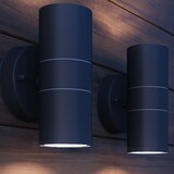 thumbnail of Lámpara de exterior 2 uds acero ascendente/descendente