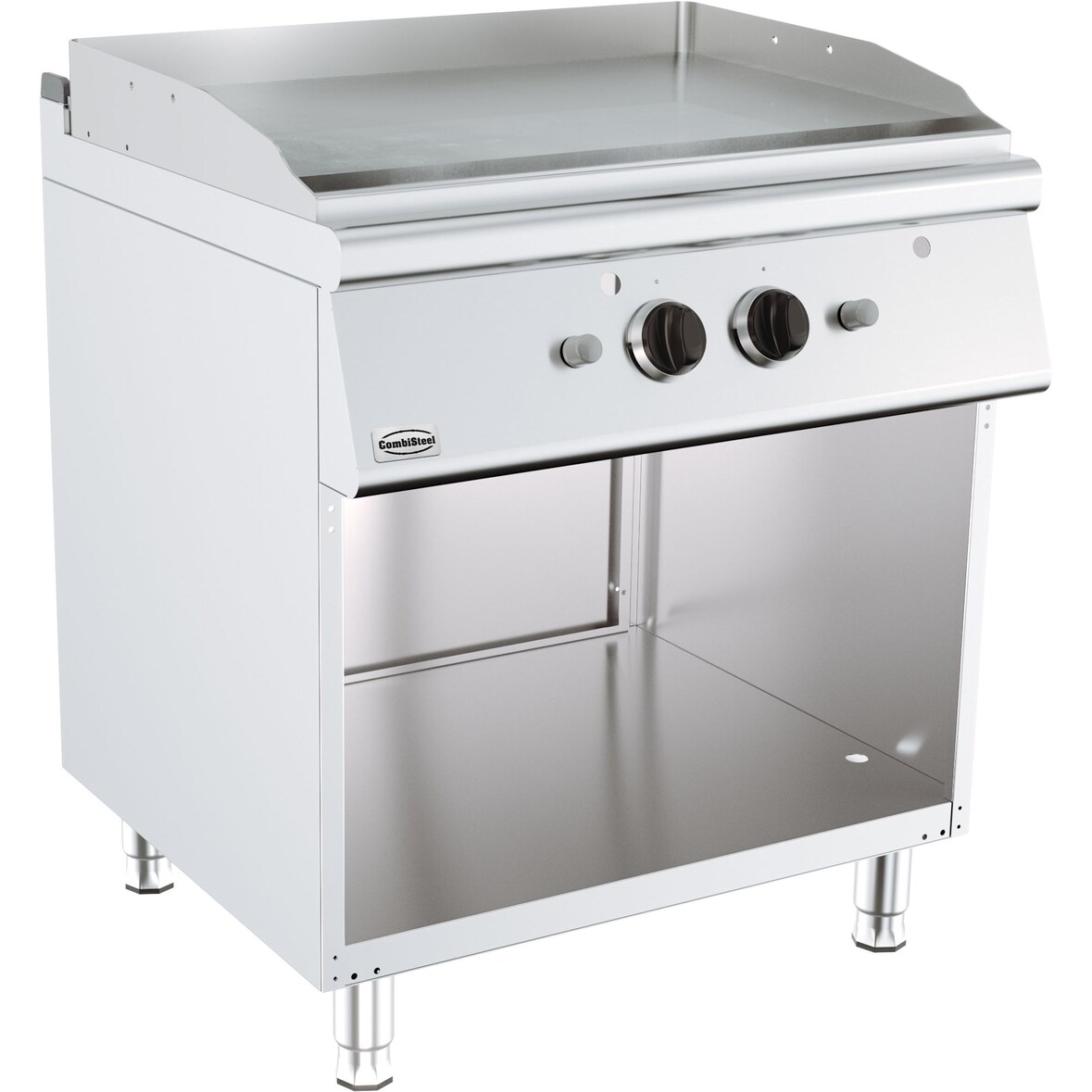 Chefgastro Base 700 Gas Grillplatten chrom BxTxH 800x700x900mm