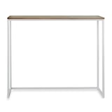 thumbnail of Mesa Alta 118x30x110cm iCub ECO Line Blanca en madera maciza de pino acabado envejecido estilo industrial Box Furniture