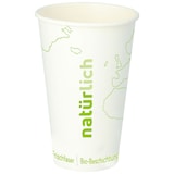 thumbnail of Nette 1000 Bio Pappbecher 0,4 Liter Coffee To Go Becher Liter mit wasserbasierender Beschichtung