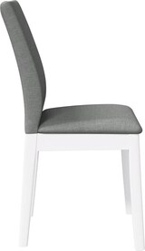 thumbnail of vidaXL Esszimmerstühle mit Kissen 2 Stk. Weiß Massivholz Gummibaum