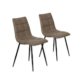 thumbnail of Pack de 4 sillas de comedor estilo Industrial color Visón. Modelo Ivy