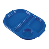thumbnail of Olympia Kristallon petit plateau repas en polycarbonate bleu 32,2cm