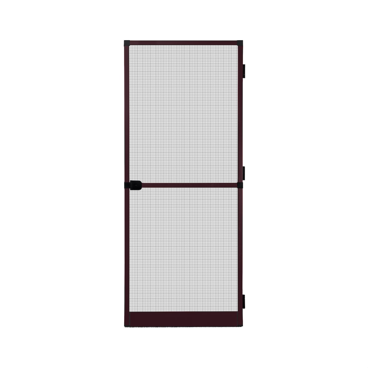 Fliegengitter Insektenschutz Tür Alurahmen auf Maß Mückengitter Balkontür,Farbe:braun (RAL8017),Größe (Breite x Höhe):120 x 240 cm (Profile auf Maß)