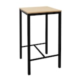 thumbnail of Mesa roble claro alta Troya 60x60 HOBETO