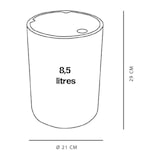 thumbnail of Poubelle De Sdb - Today - Utility - 8,5 L - ø 21 X X H 29 Cm - Polypropylene - Green