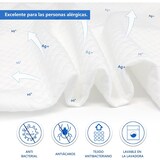 thumbnail of Almofada viscoelástica COSHANO, anti-ácaros, anti-alérgica, respirável, forro amovível 50x30x10/80