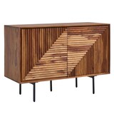thumbnail of WOHNLING Sideboard 100x71x40 cm Holz Massiv Kommode Anrichte Modern Standschrank
