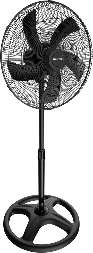 KUMTEL Ventilateur Sur Pied 45cm 60w Noir ktf-345