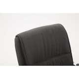 thumbnail of Cadeira de visitante XXL em tecido Anubis cinza escuro