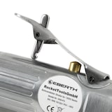thumbnail of EBERTH Druckluft-Winkelschleifer, 6 bar, 1/4" Anschluss, 20.000 U/min, Ø 75mm, für Stahl/Edelstahl/Alu, inkl. Zubehör