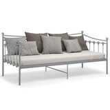 thumbnail of vidaXL Schlafsofa Bettgestell Grau Metall 90x200 cm