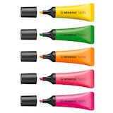 thumbnail of Textmarker - STABILO NEON - 5er Pack - grün, orange, pink, 2 x gelb