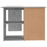 thumbnail of Scrivania ad angolo Grigio cemento 145x100x76 cm Modello Nova Bois in derivati \u200b\u200bdel legno