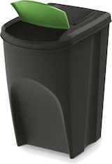 thumbnail of Set mit 4 Keden Sortibox Mülleimern, 100 % recycelter Kunststoff, schwarz, 140 l