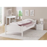 thumbnail of Einzelbett Kiefer weiß 100x200 Futonbett Bettrahmen Singlebett Zubehör wählbar V-60.30-10Wohne Zubehör