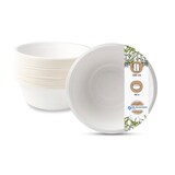 thumbnail of BIOZOYG 50 Stück Schale aus Zuckerrohr 500ml - Einwegschale für Salate, Bowls, Suppen, Eintöpfe - Runde Zuckerrohrschale - biologisch abbaubar