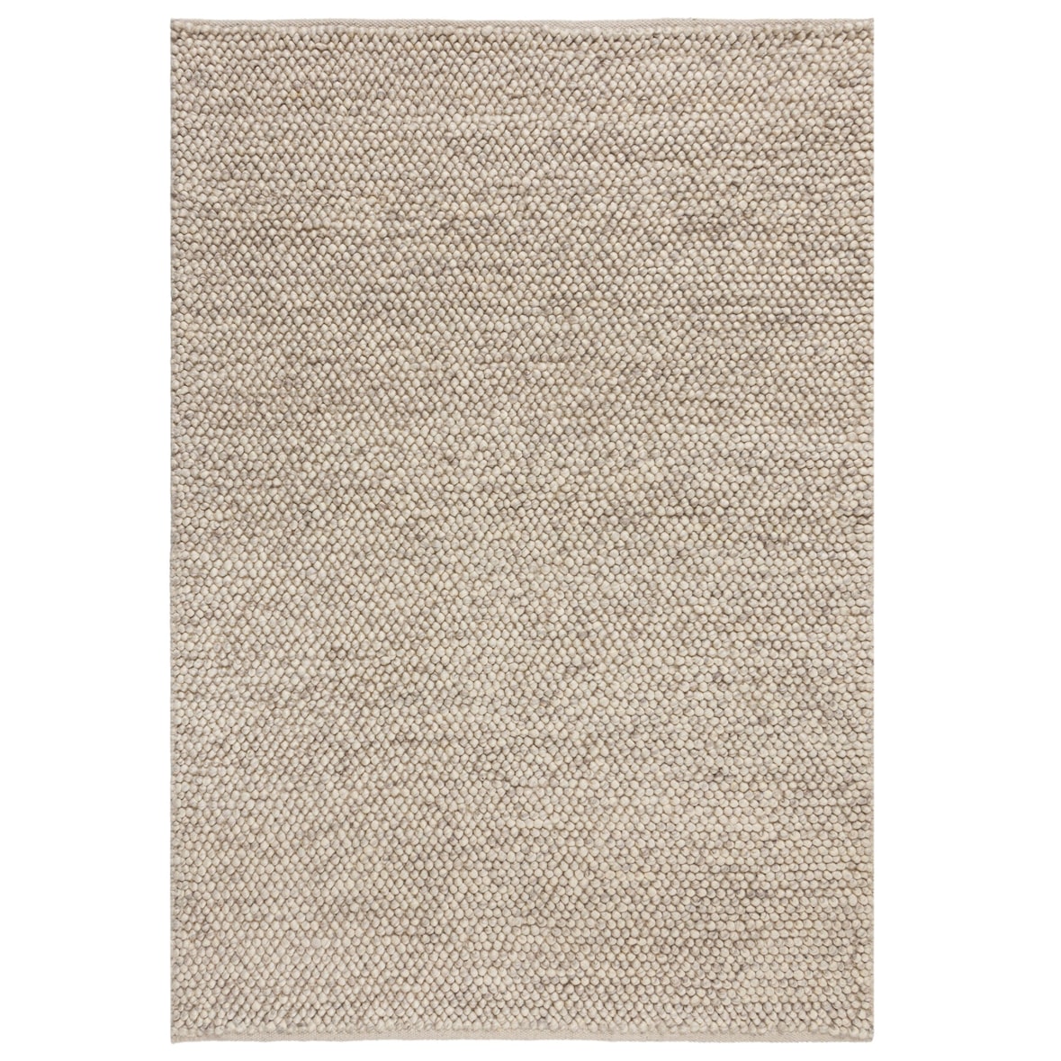 Eleganter & Warmer Hochdichter Teppich `Medway`. Farbe: Beige, 120x170 cm | Kadima Design