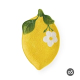 thumbnail of Excelsa Set Von 6 Tellern Amalfi Keramik 26X3X16 Cm Gelb