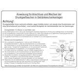 thumbnail of Aufkleber `Anweisung` nach BGR 228