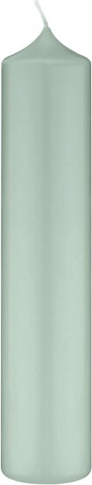 Altarkerzen, Kaminkerzen Seafoam Seemoos 250 x Ø 80 mm, 4 Stück, Kerzen mit Dornbohrung in RAL Kerzengüte Qualität