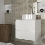 thumbnail of Waschbeckenunterschrank Hängend Carmita Weiß